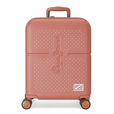 Maleta de cabina Pepe Jeans Laila terracota rígida 55cm