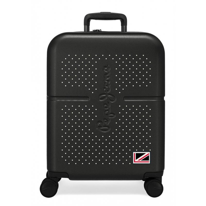 Maleta de cabina Pepe Jeans Laila Negra rígida 55cm