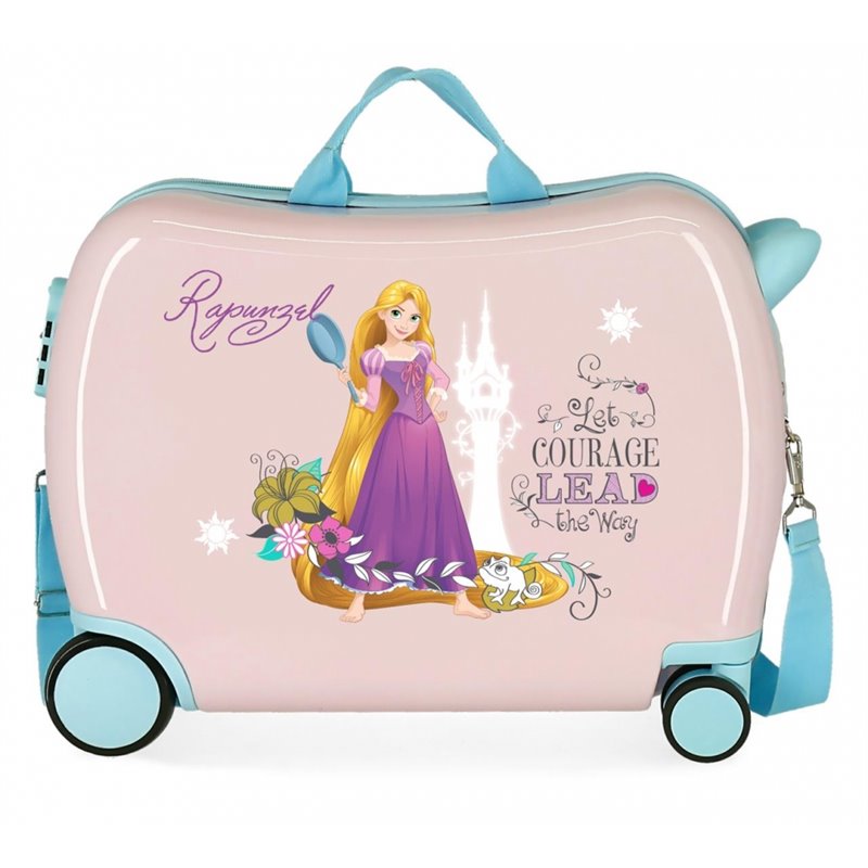 Maleta infantil 2 ruedas multidireccionales Rapunzel