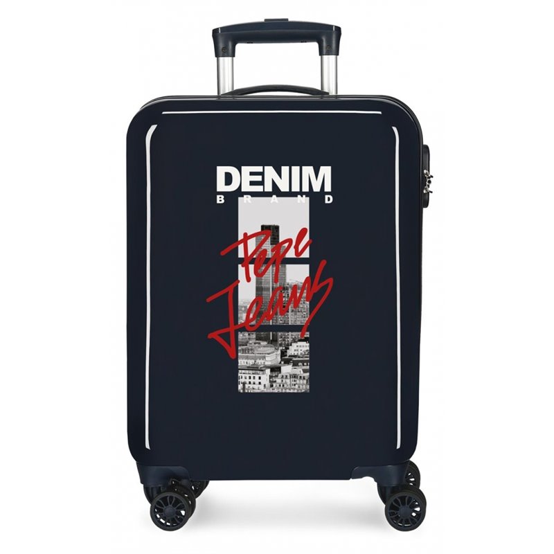 Maleta de cabina rígida 55cm Pepe Jeans Nolan Diego Marino