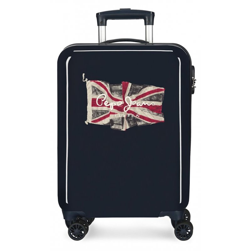 Maleta de cabina rígida 55cm Pepe Jeans FLAG Azul Marino