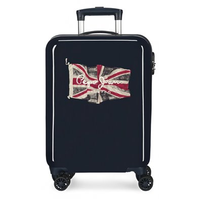 Maleta de cabina rígida 55cm Pepe Jeans FLAG Azul Marino