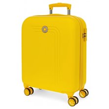 Maleta de cabina Movom Riga rígida 55cm Amarillo
