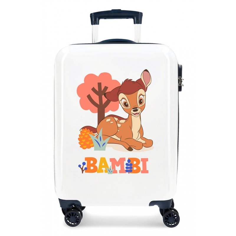 Maleta de cabina Bambi rígida 55 cm Blanco