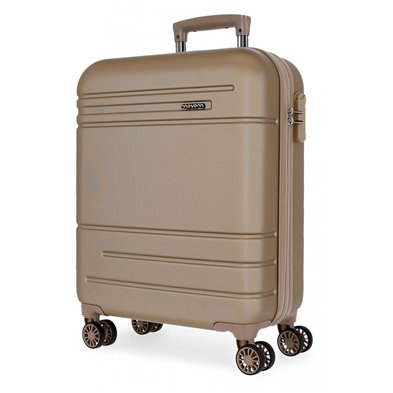 Maleta de cabina Movom Galaxy rígida 55cm Champagne