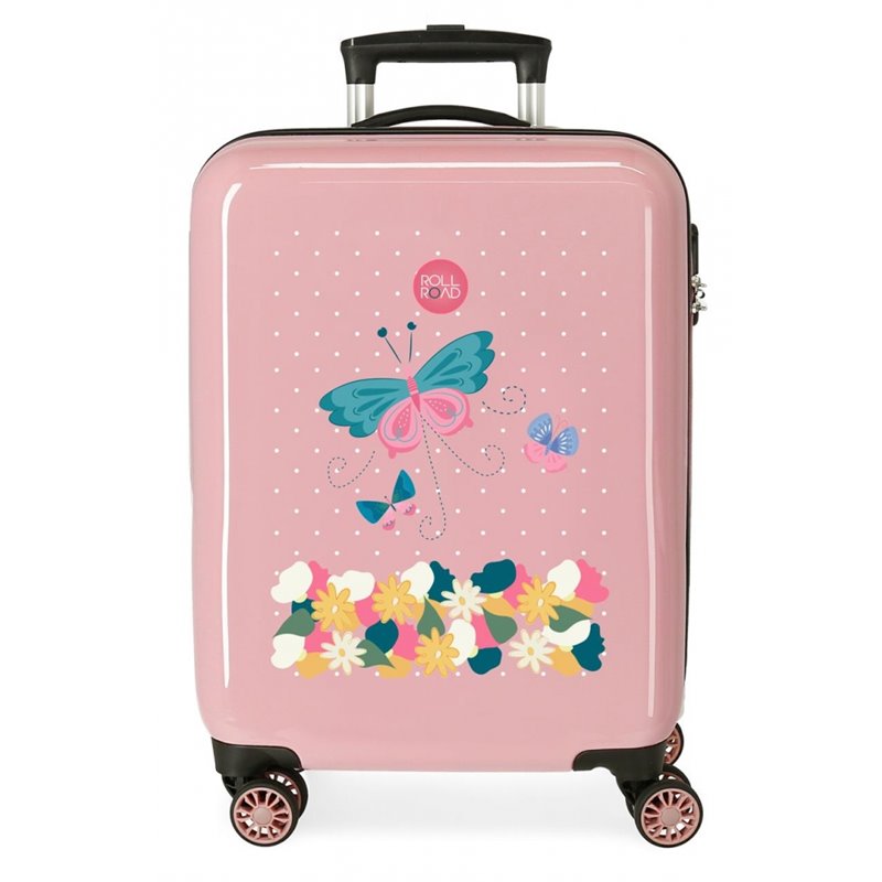 Maleta de Cabina Roll Road Precious Flower rígida 55cm
