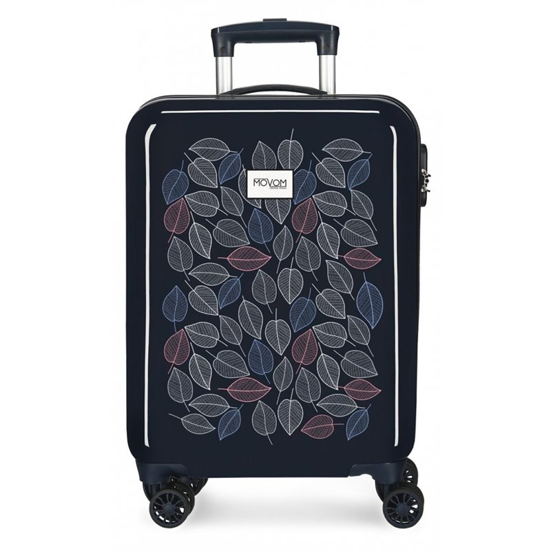 Maleta de cabina Movom Leaves Rígida 55cm Azul Marino