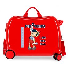 Maleta infantil 2 ruedas multidireccionales Pinocchio