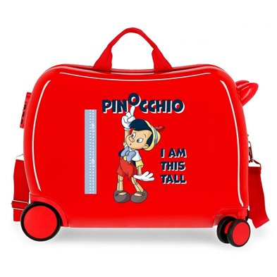 Maleta infantil 2 ruedas multidireccionales Pinocchio