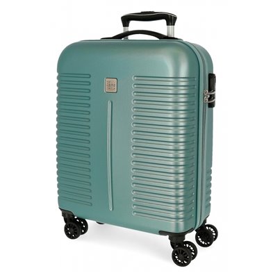 Maleta de cabina Roll Road India Rígida 55cm Turquesa