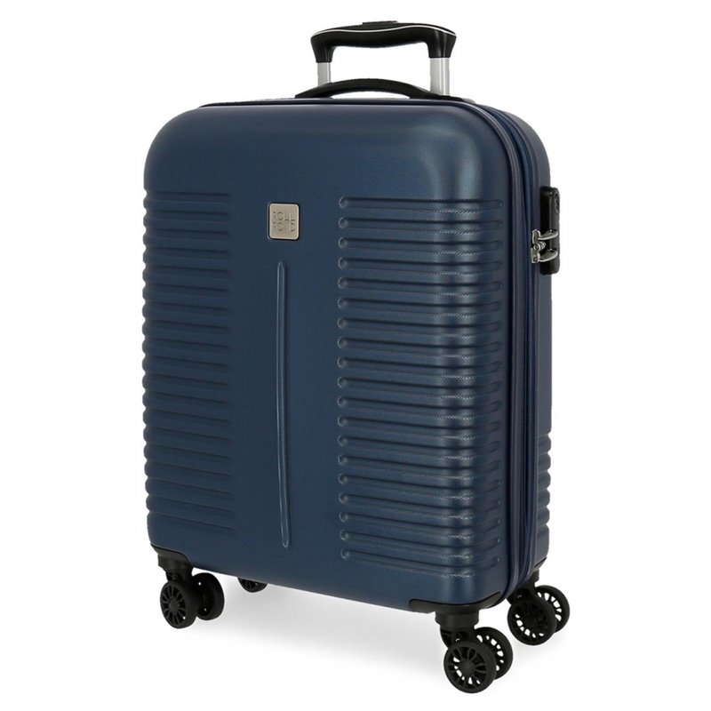 Maleta de cabina Roll Road India Rígida 55cm Azul Marino