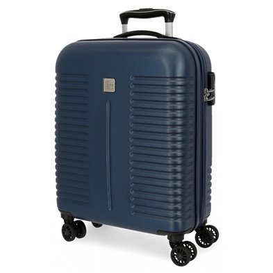 Maleta de cabina Roll Road India Rígida 55cm Azul Marino