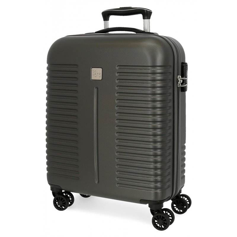 Maleta de cabina Roll Road India Rígida 55cm Antracita