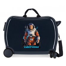 Maleta infantil 2 ruedas multidireccionales Lightyear marino