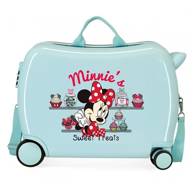 Maleta infantil Minnie´s sweet treats That´s Easy 2 ruedas multidireccionales Turquesa