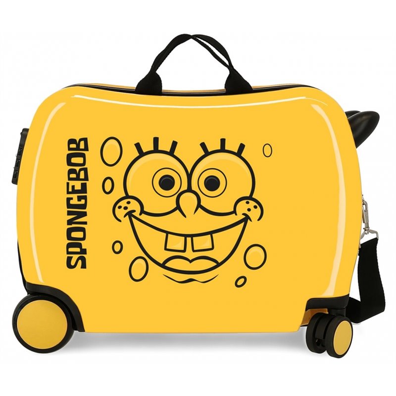 Maleta infantil 2 ruedas multidireccionales Sponge Bob