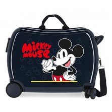 Maleta infantil 2 ruedas multidireccionales Mickey Mouse Fashion Marino