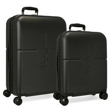 Juego de maletas Pepe Jeans Highlight Negro rígidas 55-70cm