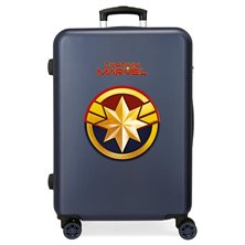 Maleta Mediana Capitan Marvel rígida 65cm