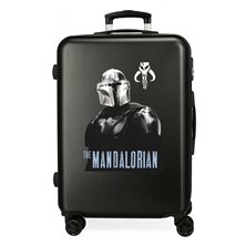 Maleta Mediana Star Wars The Mandalorian rígida 68cm Negro
