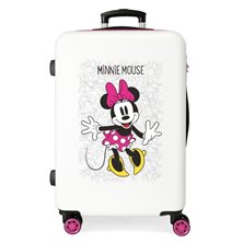 Maleta Mediana Minnie Enjoy the Day Blanca