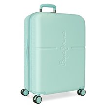 Maleta mediana Pepe Jeans Highlight Turquesa rígida 70cm