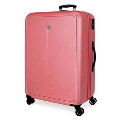 Maleta Mediana Roll Road Camboya Rígida 68cm Rosa