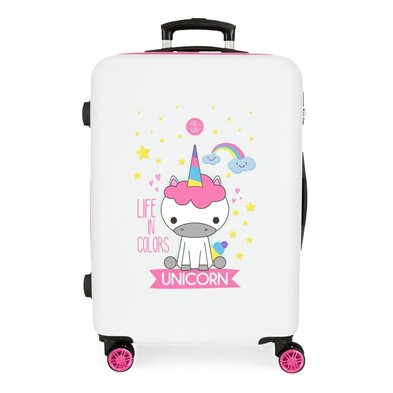 Maleta mediana Little Me Unicorn rígida 65cm