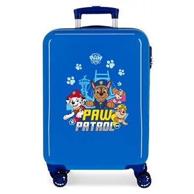 Maleta de Cabina Paw Patrol Always Heroic rígida 55cm Azul