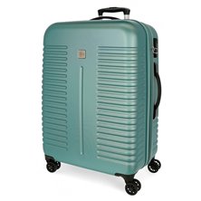 Maleta Mediana Roll Road India rígida 70cm Turquesa