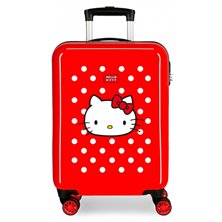 Maleta de cabina Castle of Hello Kitty rígida 55cm Rojo