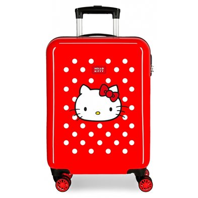 Maleta de cabina Castle of Hello Kitty rígida 55cm Rojo