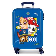 Maleta de Cabina Patrulla Canina Be Happy rígida 55cm Azul