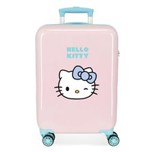 Maleta de cabina Hello Kitty wink rígida 55cm Rosa claro