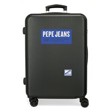 Maleta Mediana Pepe Jeans Darren rígida 65cm azul negro