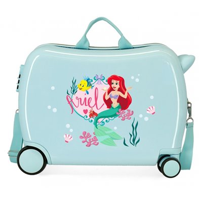 Maleta infantil 2 ruedas multidireccionales Ariel Princess Celebration