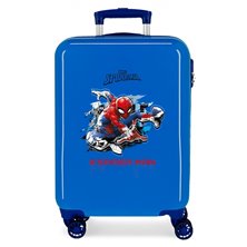 Maleta de cabina rígida Spiderman Geo Azul