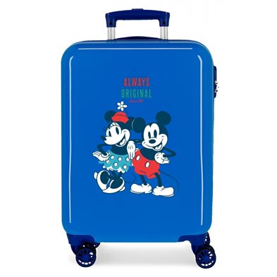 Maleta de Cabina Mickey Always Original rígida 55cm Azul