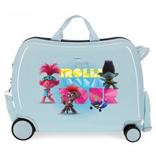 Maleta Infantil Trolls World Tour con 2 ruedas multidireccionales