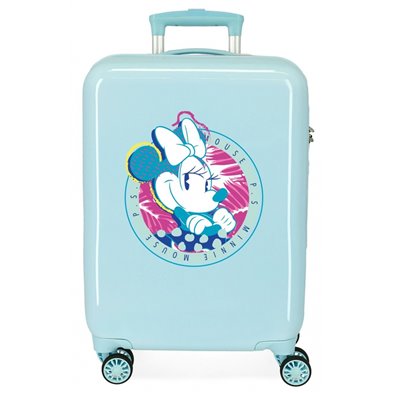 Maleta de cabina rígida Minnie P.S. That´s Easy turquesa