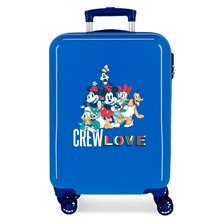 Maleta de Cabina Mickey Crew Love rígida 55cm Azul