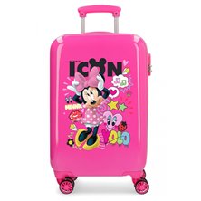 Maleta de cabina Enjoy Minnie Icon rígida 55cm Fucsia