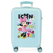 Maleta de cabina Enjoy Minnie icon rígida 55cm Enjoy Minnie icon turquesa