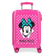 Maleta de cabina Minnie rígida 55cm Sunny Day Fucsia