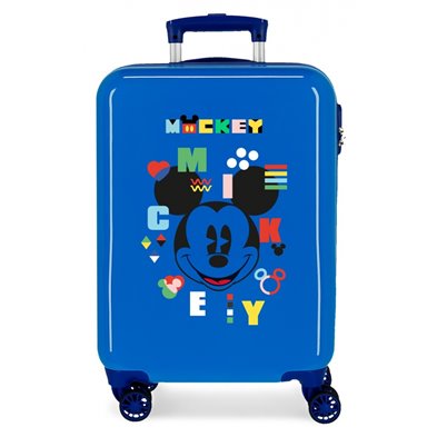 Maleta de cabina rígida Mickey Shape Shifter Azul