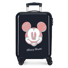 Maleta de cabina Mickey Always Be Kind rígida 55cm Marino
