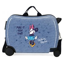 Maleta infantil Minnie Make it Rain Bows 2 ruedas multidireccionales