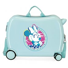 Maleta infantil Minnie P.S. That´s Easy 2 ruedas multidireccionales Turquesa