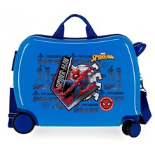 Maleta Infantil Spiderman Great Power 2 ruedas multidireccionales Azul