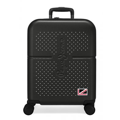 Maleta de cabina Pepe Jeans Laila Negra rígida 55cm